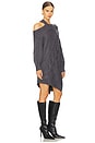 view 2 of 4 Salem Oversized Knit Dress in Charcoal Cloud