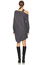 view 4 of 4 Salem Oversized Knit Dress in Charcoal Cloud