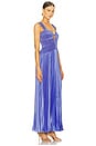 view 2 of 5 Alaia Pleated Gown in Sail Blue