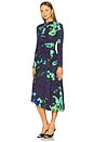 view 3 of 4 VESTIDO MIDI ESTAMPADO MILANI in Bubble Coral