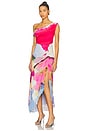 view 3 of 4 Ella Printed Jersey Dress in Sahara Sky