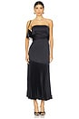 view 1 of 3 Milly Pleated Midi Dress in Navy