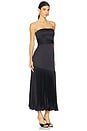 view 2 of 3 Milly Pleated Midi Dress in Navy