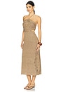 view 1 of 5 Clara Knit Midi Dress in Sand Dune