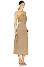 view 3 of 5 Clara Knit Midi Dress in Sand Dune