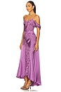 view 3 of 4 Reese Cascade Lace Gown in Violet Daze