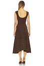 view 3 of 4 Kenny Suede Studded Midi Dress in Toffee Swirl