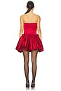 view 3 of 3 Mirelle Bow Dress in Ruby Rose
