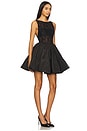 view 2 of 3 Lainey Boat Neck Mini Dress in Black