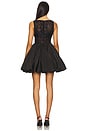 view 3 of 3 Lainey Boat Neck Mini Dress in Black
