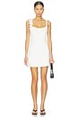 view 1 of 5 Deedra Floral Knit Midi Dress in Off White