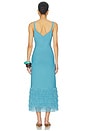 view 3 of 3 Decker Fringe Midi Dress in Waterfall