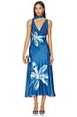 view 1 of 3 Sorelle Midi Dress in Cyanotype