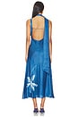 view 3 of 3 Sorelle Midi Dress in Cyanotype