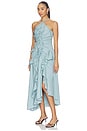 view 3 of 4 Ottavia Ruffle Dress in Cumulus