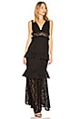 view 2 of 3 Ellie Ruffle Gown in Black