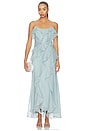 view 1 of 3 MAXIVESTIDO RUTHIE in Aqua Sol