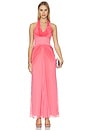 view 1 of 4 MAXIVESTIDO ENLY in Pink Anemone