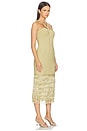 view 2 of 4 ROBE MIDI ROSALINA in Gold