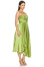 view 2 of 3 VESTIDO MIDI JULIETTE in Cove Fern