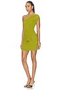 view 3 of 5 MINIVESTIDO ALAIA in Cove Fern