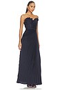 view 2 of 5 VESTIDO LARGO KAYLANI in Navy