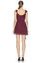 view 4 of 4 VESTIDO NOVA  in Deep Carmine
