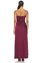 view 4 of 4 VESTIDO LARGO JOYCEANN  in Pinot Noir