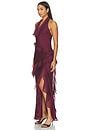 view 2 of 3 VESTIDO LARGO MARISOL  in Deep Carmine