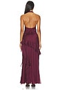 view 4 of 3 VESTIDO LARGO MARISOL  in Deep Carmine