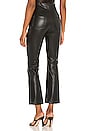 view 3 of 4 Faux Leather Crop Pant in Black