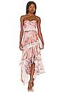 view 4 of 4 FALDA BETHANY in Peach Amber Multi