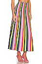 view 2 of 4 Annika Knit Skirt in Vibrant Colorful Stripe