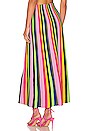 view 3 of 4 Annika Knit Skirt in Vibrant Colorful Stripe