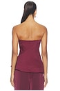 view 5 of 5 Carmen Denim Top in Carmine Petal
