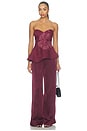 view 6 of 5 Carmen Denim Top in Carmine Petal