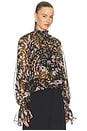 view 2 of 4 Kellen Chiffon Top in Metamorphosis