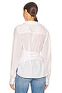 view 4 of 5 Leo Tie Top in White