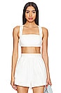view 1 of 4 Carol Crop Top in Off White