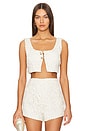 view 1 of 5 Aella Crop Top in Ivory