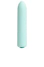 view 1 of 2 Zip Rechargeable Bullet Vibrator in Aqua & Teal