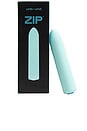 view 2 of 2 Zip Rechargeable Bullet Vibrator in Aqua & Teal