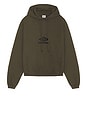 view 5 of 5 OG Logo Mask Hoodie in Dark Olive