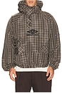 view 2 of 7 Check Smock Anorak in Beige Dark Brown