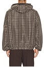 view 5 of 7 Check Smock Anorak in Beige Dark Brown