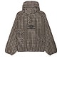 view 7 of 7 Check Smock Anorak in Beige Dark Brown