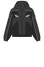 view 6 of 6 Guarding Masked Track Jacket in Black Charcoal