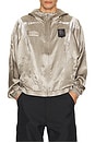 view 1 of 6 Satin Jester Track Jacket in Silver Pearl