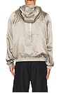 view 2 of 6 Satin Jester Track Jacket in Silver Pearl