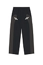 view 6 of 6 Guarding Track Pants in Black Charcoal